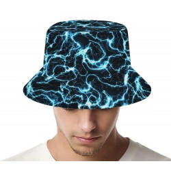 Lightning Sky Bucket Hats for Men,Fishing Hat,Mens Beach Hat,Beach Hats for Women $10.00 Bucket Hats