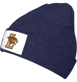 Lehigh University Logo Classic Warm Winter Knit Cap Fleece Lined Beanie Hat Navy Blue $12.31 Skullies & Beanies