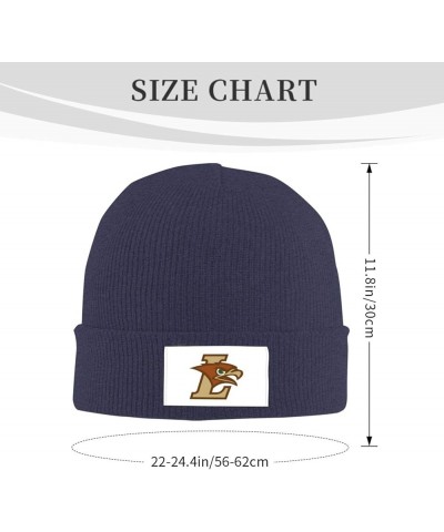 Lehigh University Logo Classic Warm Winter Knit Cap Fleece Lined Beanie Hat Navy Blue $12.31 Skullies & Beanies