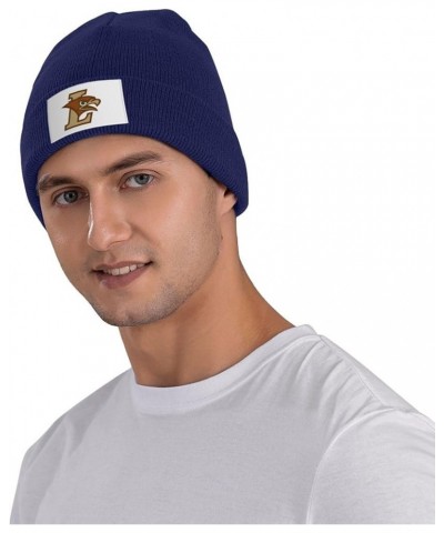 Lehigh University Logo Classic Warm Winter Knit Cap Fleece Lined Beanie Hat Navy Blue $12.31 Skullies & Beanies