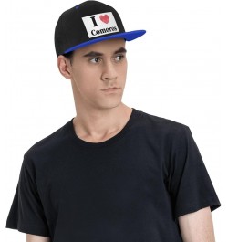 I Love Comoros Baseball Cap for Men Women Snapback Hat Adjustable Flat Bill Hats Blue $11.62 Baseball Caps