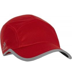 Women's Performance Reflective Race Hat Baseball Cap for Running and Outdoor Lifestyle Red $14.49 Baseball Caps