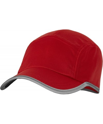 Women's Performance Reflective Race Hat Baseball Cap for Running and Outdoor Lifestyle Red $14.49 Baseball Caps