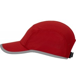 Women's Performance Reflective Race Hat Baseball Cap for Running and Outdoor Lifestyle Red $14.49 Baseball Caps