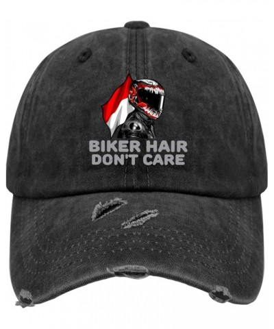 Hats for Men Baseball Cap Adjustable Hats for Women Helmet Hair Don't Cares Baseball Cap Women Allblack $10.59 Baseball Caps