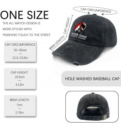 Hats for Men Baseball Cap Adjustable Hats for Women Helmet Hair Don't Cares Baseball Cap Women Allblack $10.59 Baseball Caps