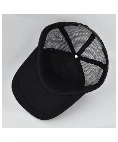 Trucker Hat for Men & Women Mesh Snapback Hats Fashion Baseball Cap Adjustable Fitted Hat Vintage Mesh Trucker Hat A10 $6.48 ...