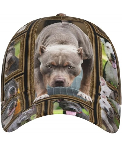 Unisex Adult Adjustable Baseball Caps, Sloth Pattern 3D Printed,Curve Brim Trucker Hats Pit Bull Dog $11.25 Baseball Caps