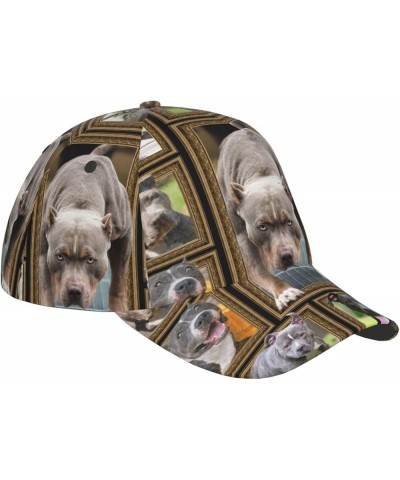 Unisex Adult Adjustable Baseball Caps, Sloth Pattern 3D Printed,Curve Brim Trucker Hats Pit Bull Dog $11.25 Baseball Caps