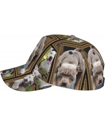 Unisex Adult Adjustable Baseball Caps, Sloth Pattern 3D Printed,Curve Brim Trucker Hats Pit Bull Dog $11.25 Baseball Caps