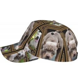 Unisex Adult Adjustable Baseball Caps, Sloth Pattern 3D Printed,Curve Brim Trucker Hats Pit Bull Dog $11.25 Baseball Caps