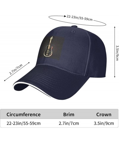 Design Name Pattern Casual Fashion Baseball Cap Black : Comfortable, Light Navy Blue $12.65 Baseball Caps