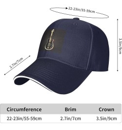 Design Name Pattern Casual Fashion Baseball Cap Black : Comfortable, Light Navy Blue $12.65 Baseball Caps