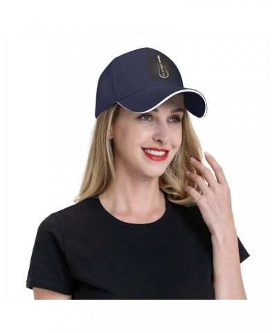 Design Name Pattern Casual Fashion Baseball Cap Black : Comfortable, Light Navy Blue $12.65 Baseball Caps