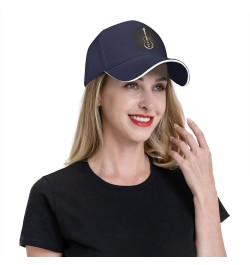 Design Name Pattern Casual Fashion Baseball Cap Black : Comfortable, Light Navy Blue $12.65 Baseball Caps