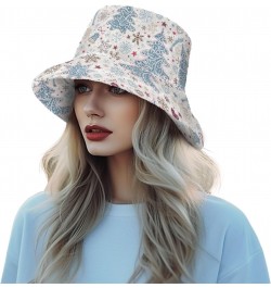 Christmas Deer Fuzzy Bucket Hat for Women Bucket Hats Plush Fluffy Bucket Hat for Women Fashionable $12.23 Bucket Hats