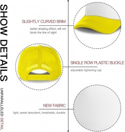 Personalized Sun Hat Your Image Here Curved Mesh Hat Yellow 0 $11.49 Visors