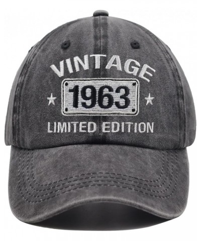 Vintage 1964 1963 1962 1961 1960 1959 1958 1957 1956 1955 Limited Edition Adjustable Embroidered Baseball Cap 61 Black 1963 $...