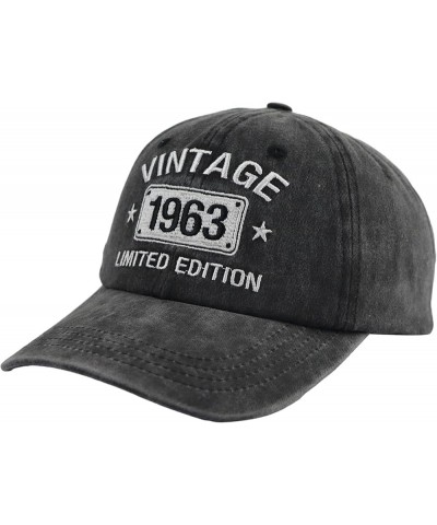 Vintage 1964 1963 1962 1961 1960 1959 1958 1957 1956 1955 Limited Edition Adjustable Embroidered Baseball Cap 61 Black 1963 $...