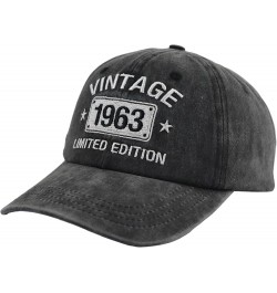 Vintage 1964 1963 1962 1961 1960 1959 1958 1957 1956 1955 Limited Edition Adjustable Embroidered Baseball Cap 61 Black 1963 $...