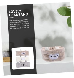 15 Pcs Cartoon Headband Animal Ear Headband Washing Headband Skincare Headbands Lovely Make up Headband Makeup Headband Comfo...