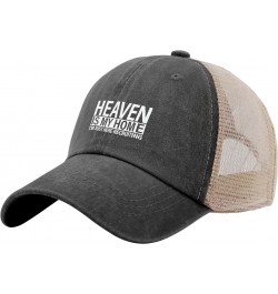 Heaven is My Home Christian Religious Jesus Sun Hat Womens Summer Hat AllBlack Men's Hats & Caps Gifts for Dad Baseball Hats ...