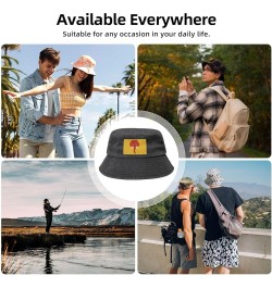 Flag of Barnum, Denver Bucket Hat for Men Women Outdoor Washed Cotton Sun Hats Travel Beach Hat Black $11.24 Bucket Hats