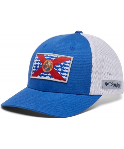 Men's HAT files Vivid Blue/White/Fl Fish Flag $21.04 Baseball Caps