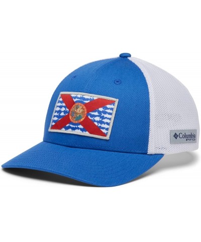 Men's HAT files Vivid Blue/White/Fl Fish Flag $21.04 Baseball Caps