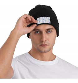 Flowers Stripe Print Beanie Hat Knitted Cap for Men Women,Thin Warm Knit Slouchy Ski Cap Winter Hip Hop Black $9.04 Skullies ...