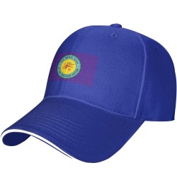 Flag of The Choctaw Nation Baseball Cap Sandwich Brim Hats for Men Women Adjustable Caps Blue $12.16 Baseball Caps