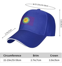 Flag of The Choctaw Nation Baseball Cap Sandwich Brim Hats for Men Women Adjustable Caps Blue $12.16 Baseball Caps