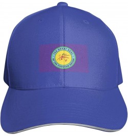 Flag of The Choctaw Nation Baseball Cap Sandwich Brim Hats for Men Women Adjustable Caps Blue $12.16 Baseball Caps