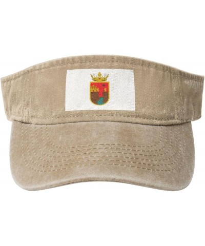 Flag of Chiapas Sun Hat Sun Visor Hats for Women Men Baseball Cap Golf Hats Natural $12.07 Visors