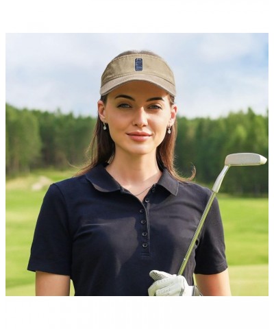 Imaginary Adventures Sun Visor Hats for Women Men Adjustable Sports Sun Hats Cotton Golf Cap Natural $13.60 Visors