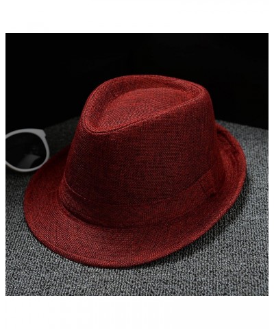 Men and Women Retro Jazz Hat Soild British Sun Hat Travel Sun Hat Swim Hats Women $10.37 Sun Hats