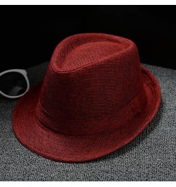 Men and Women Retro Jazz Hat Soild British Sun Hat Travel Sun Hat Swim Hats Women $10.37 Sun Hats