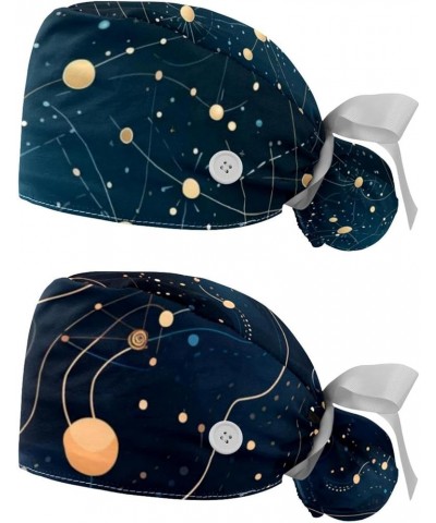 Galaxy Star Sky Women's and Men's Cap Working Hat One Size Multiple Color 2-Pack Color 8 $11.43 Skullies & Beanies