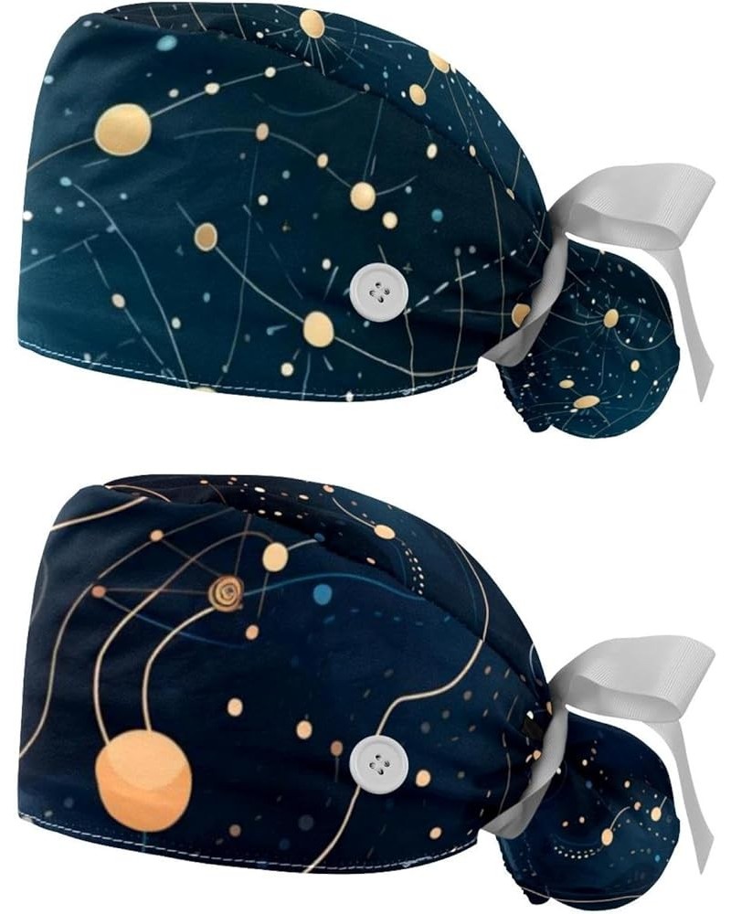 Galaxy Star Sky Women's and Men's Cap Working Hat One Size Multiple Color 2-Pack Color 8 $11.43 Skullies & Beanies