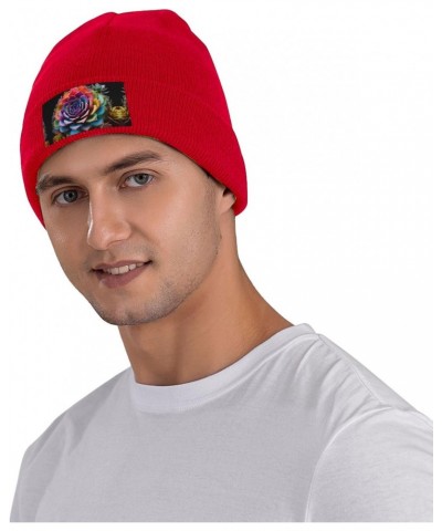 Colorful Succulent Fashionable Adult Knitted Wool Hat,Unisex Brimless Cap,Ideal for Casual Wear $12.35 Skullies & Beanies