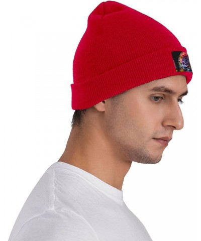 Colorful Succulent Fashionable Adult Knitted Wool Hat,Unisex Brimless Cap,Ideal for Casual Wear $12.35 Skullies & Beanies