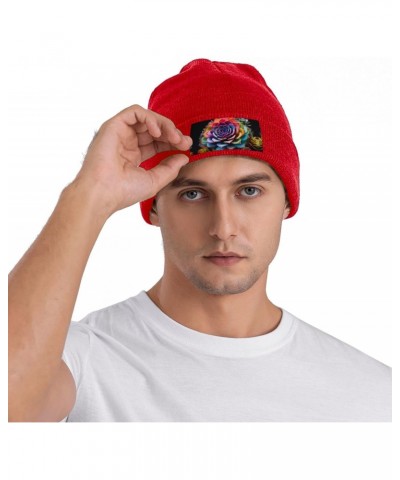 Colorful Succulent Fashionable Adult Knitted Wool Hat,Unisex Brimless Cap,Ideal for Casual Wear $12.35 Skullies & Beanies