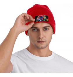 Colorful Succulent Fashionable Adult Knitted Wool Hat,Unisex Brimless Cap,Ideal for Casual Wear $12.35 Skullies & Beanies