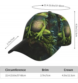 Jet Fighters Dad Golf Hats,Unisex Baseball Cap,Adjustable Polo Hat for Men Women,Sport Hat Peace Frog Tree $13.87 Baseball Caps