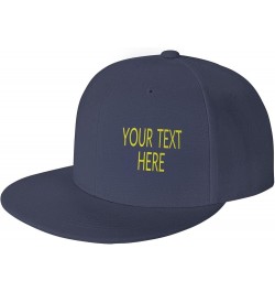 Custom Cap,Custom Photo Caps Your Custom Here,Custom Hat Design Your Own Classic Mens Womens Personalized Baseball Cap Navy B...