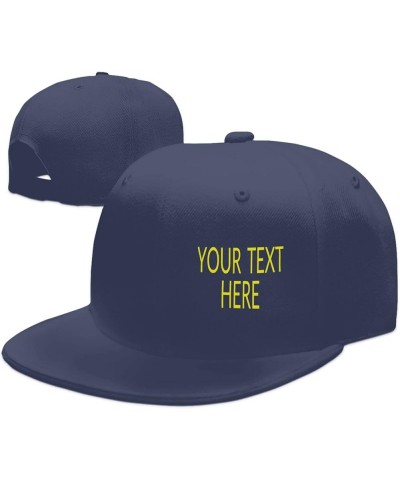 Custom Cap,Custom Photo Caps Your Custom Here,Custom Hat Design Your Own Classic Mens Womens Personalized Baseball Cap Navy B...