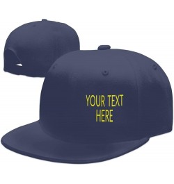 Custom Cap,Custom Photo Caps Your Custom Here,Custom Hat Design Your Own Classic Mens Womens Personalized Baseball Cap Navy B...