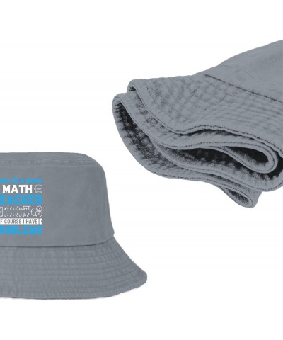 I'm A Math Teacher of Course I Have Problems Bucket Hats Bucket Hat Packable Womens Hats Golf Accessories for Dance Light Gre...