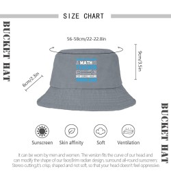 I'm A Math Teacher of Course I Have Problems Bucket Hats Bucket Hat Packable Womens Hats Golf Accessories for Dance Light Gre...