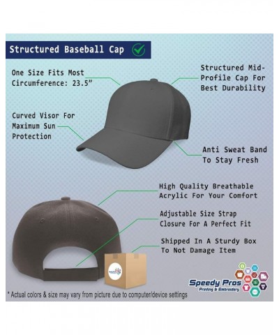 Custom Baseball Cap Animal Deer Head Embroidery Acrylic Dad Hats for Men & Women Dark Grey Design Only $14.57 Baseball Caps